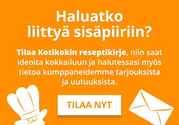 Tilaa Kotikokin uutiskirje!
