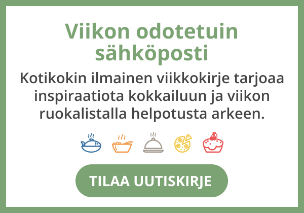 Tilaa Kotikokin uutiskirje!