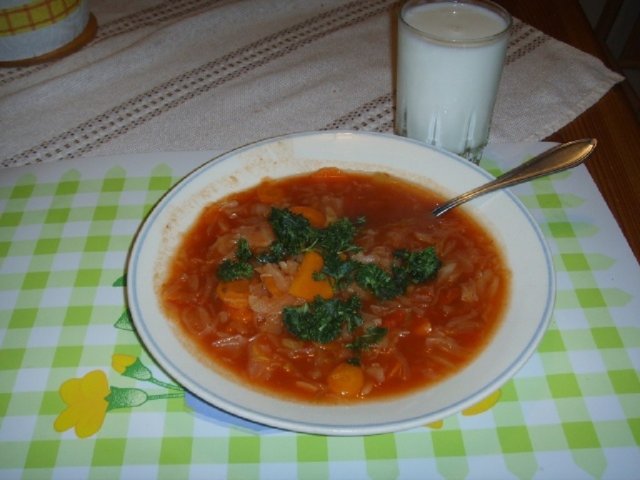 Laihduttajan kaalikeitto