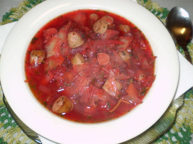 Borssikeitto sävellellen
