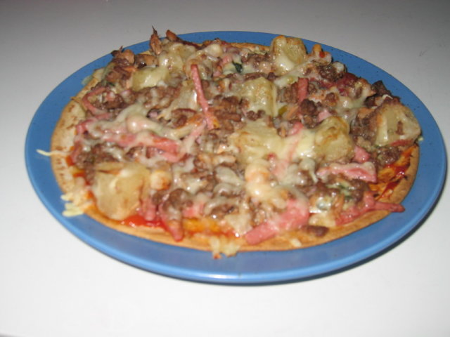 Reseptikuva: Pikapizza tortillapohjaan 1