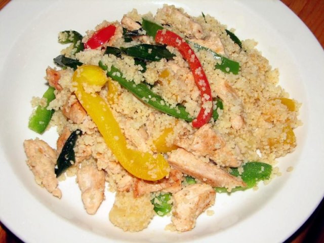 Broileri-Paprika Couscous