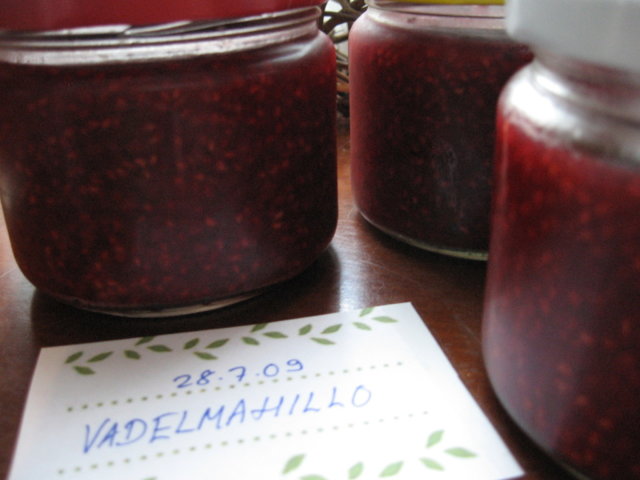 Mummin vadelmahillo ( vegaani )