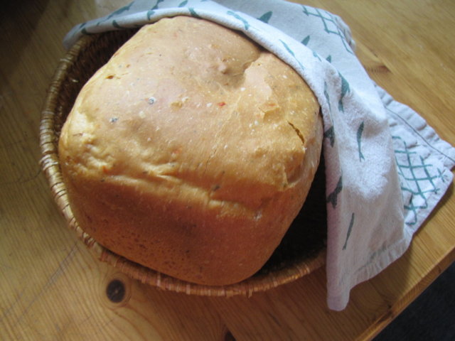 ChiliYrttileipä Leipäkoneella
