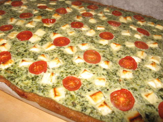 Feta-pinaattipiirakka