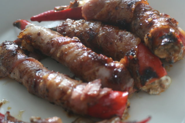 Grillattavat pekonichilit.