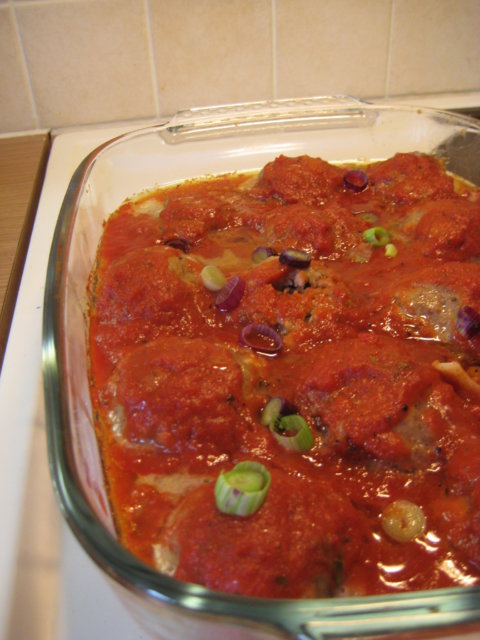 Lihapullat chilikastikkeessa - Resepti