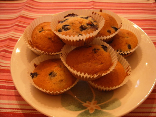Mustikkamuffinit