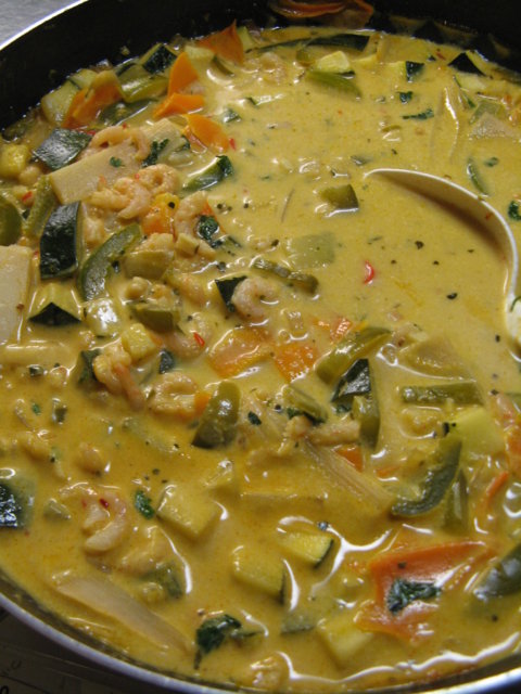 Thai katkarapucurry
