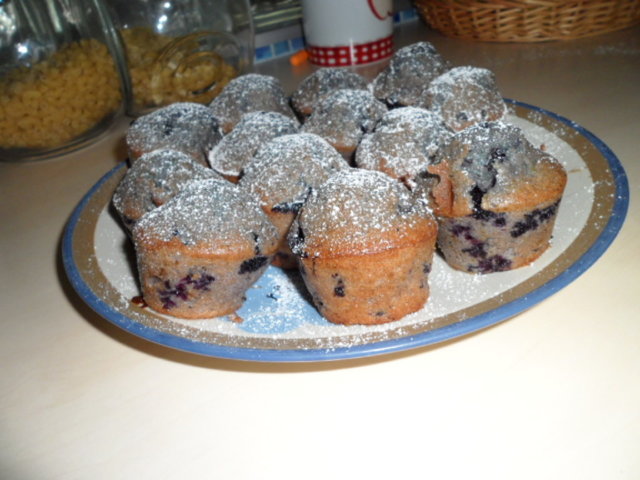 Mustikkamuffinit