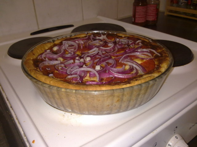 Tacopiirakka + Salaatti