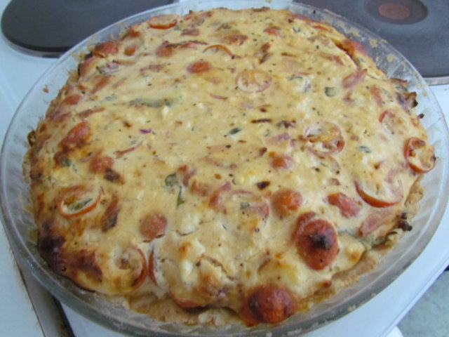 Feta-tomaattipiirakka
