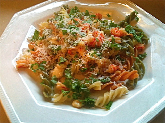 Ravunpyrstöpasta