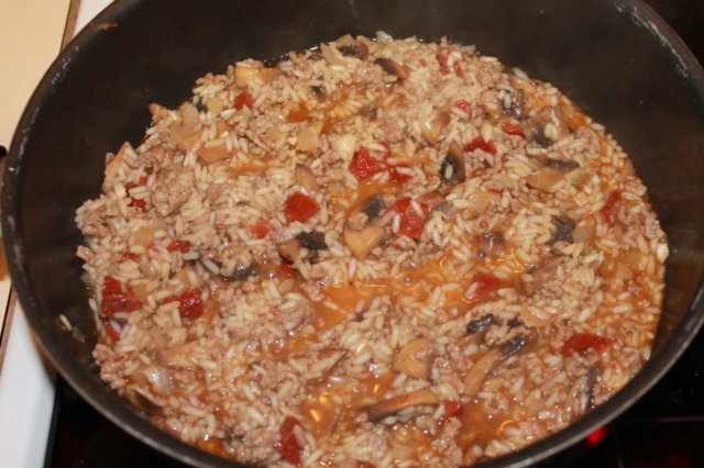 Jauheliha Herkkusieni Risotto Resepti Kotikokki Net
