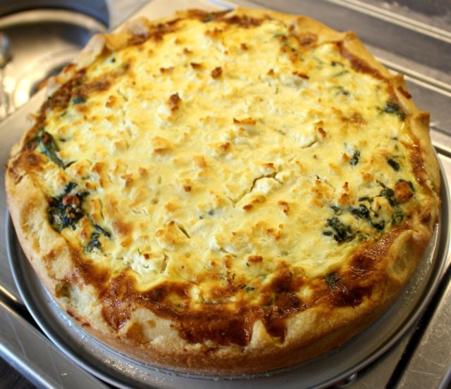 Pinaatti Feta Quiche