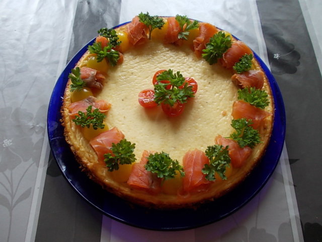 Paistettu Parmesaani juustokakku