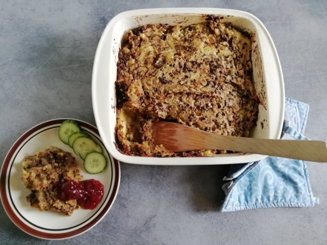 Vegaani perunasoselaatikko