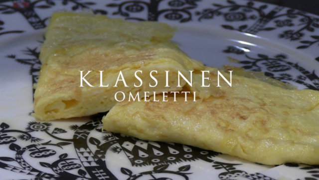 Klassinen munakas eli omeletti