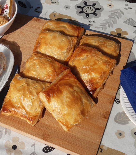 Pasteijat riperiisistä-ja munavoista 30.8.2021
