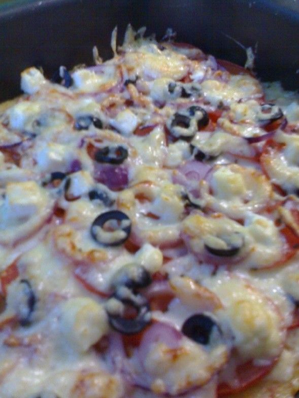 Polentapizza - Resepti