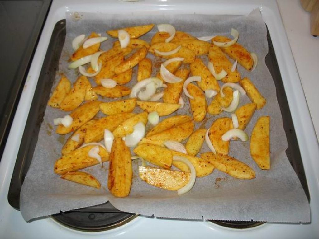 Lohkoperunat Resepti