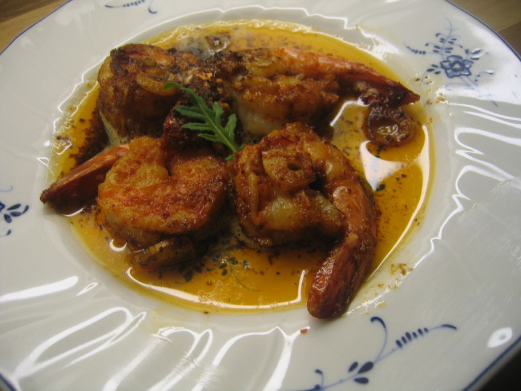 Tuliset ravunpyrstöt Gambas piri piri Resepti