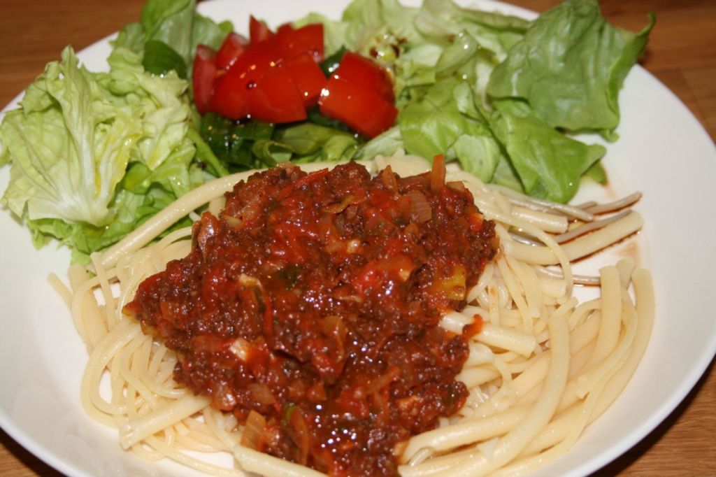 SPAGHETTI SOIJA BOLOGNESE Resepti