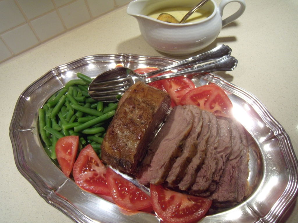 Entrecote uunissa/helstekt entrecote 4.4.2015 Resepti