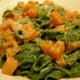 Fettuccine agli spinaci e zucca