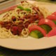 Spagetti ja soijakastike
