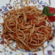 Tomaatti-gorgonzolaspagetti